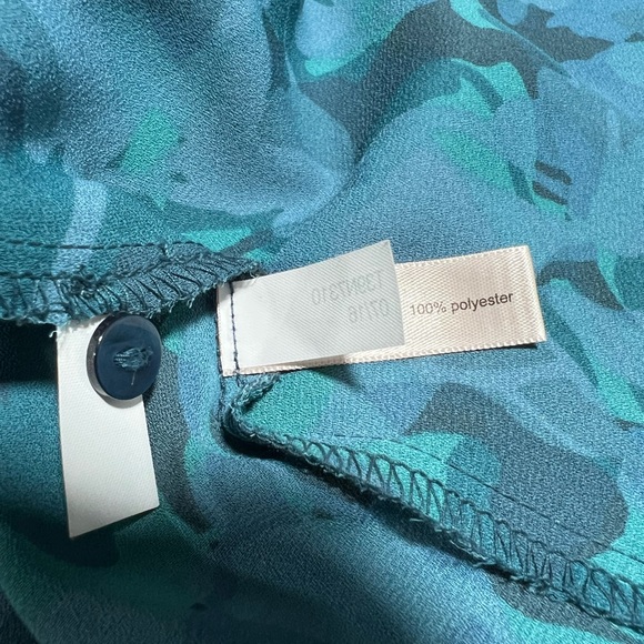 THE LIMITED Button Up Floral Blouse, Women's XS - Picture 6 of 6